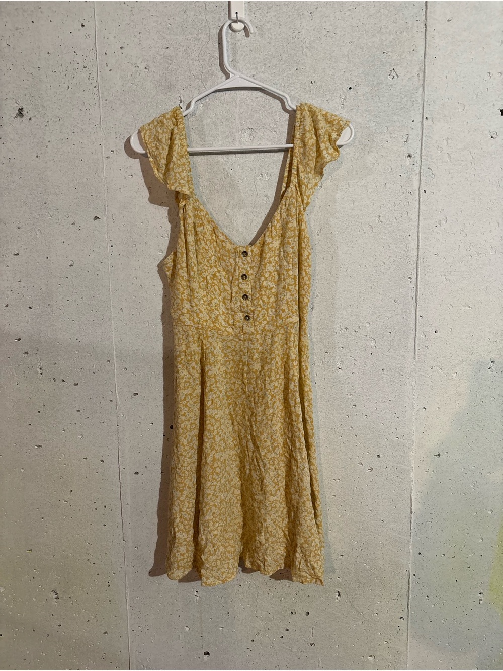 Billabong Floral Button Front Dress | Size: Medium